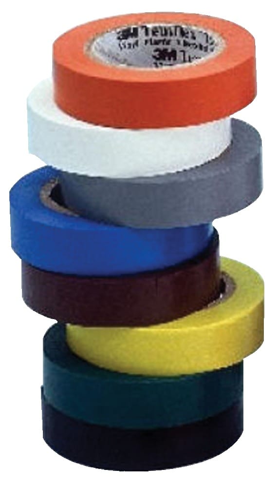 PVC-Klebeband für Elektrokabel – 15 mm breit – 10 m lang, gelb