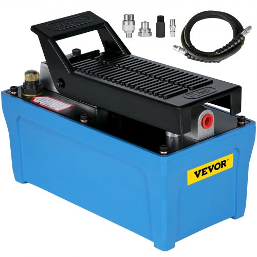 Mophorn - Vevor 0,85l Lufthydraulikpumpe, 8,04 Kg Pneumatische Hydraulische Fußpumpe 10.000 Pfund, Hydraulische Luftpumpe,,hydraulische Fußpumpe,kreiselpumpe Autoreparatur Blau