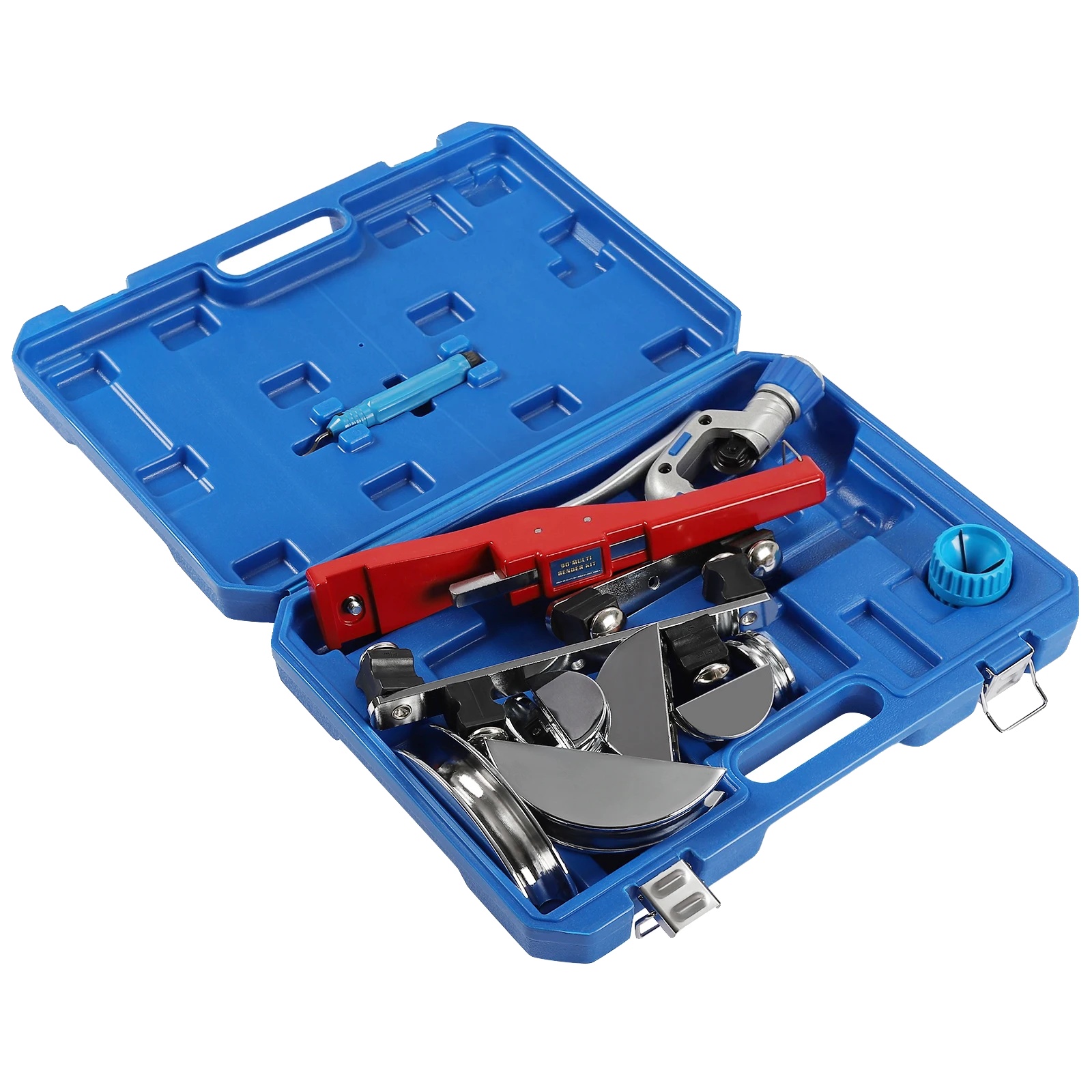 Rohrbiegemaschinen-set, Komplettset Mit Ergonomischem Griff, Robuste Ausführung, Weinrot