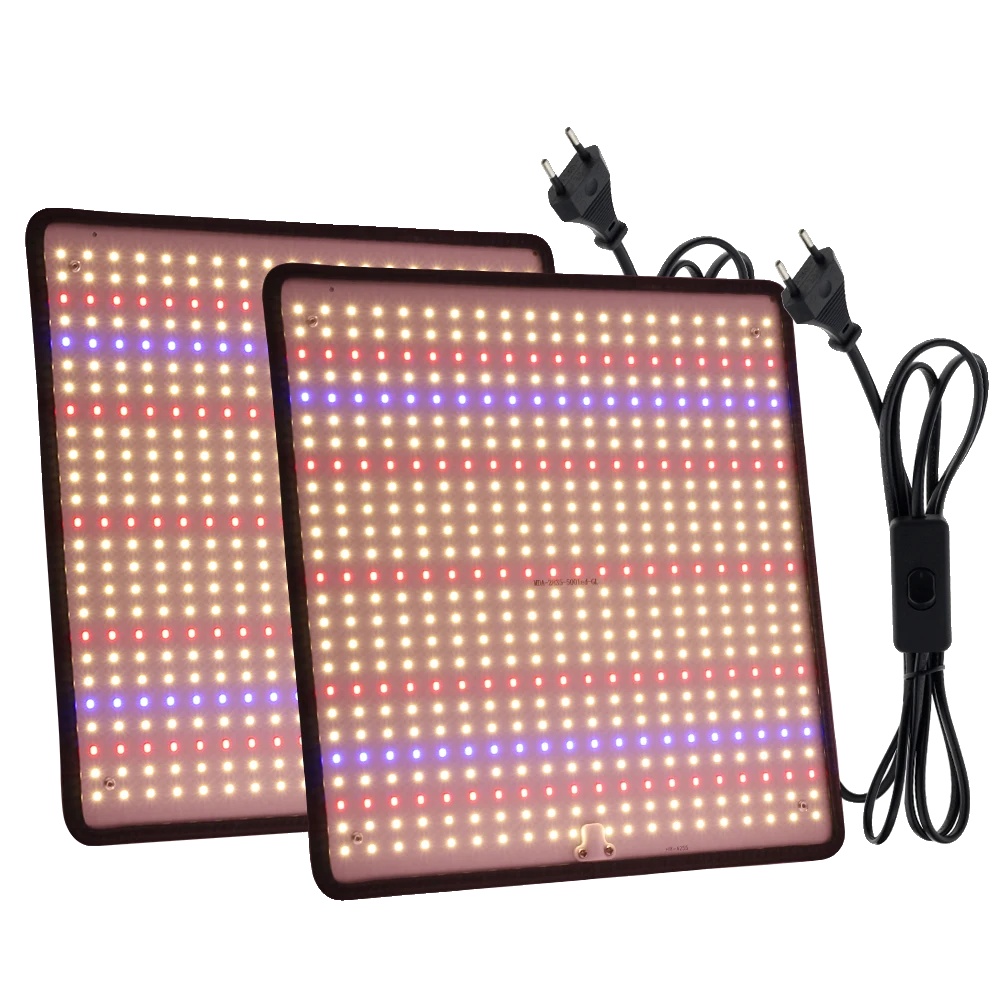 Led-pflanzenlampe, Vollspektrum, Effiziente Wärmeableitung, 2 Stück