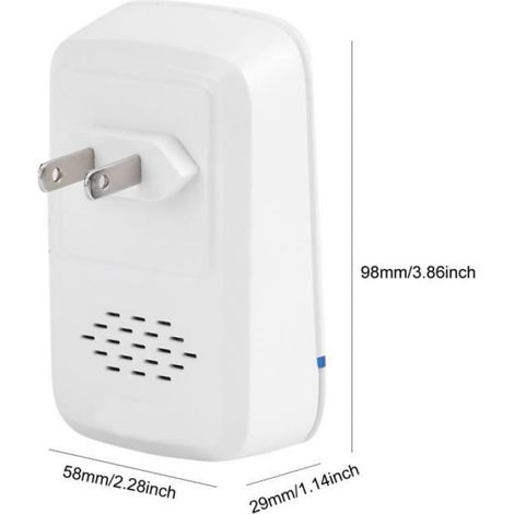Elektronisches Ultraschallgerät Aus Kunststoff Zur Abwehr Von Insekten, Mäusen, Mücken, Kakerlaken Und Spinnen.