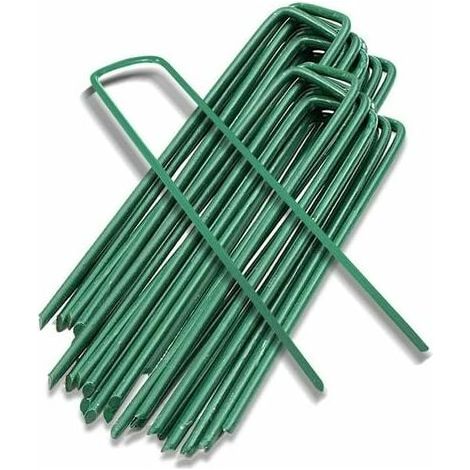 Gartenpflöcke, Zeltnägel, Bodenanker, Gartenanker, Befestigungsklammern Für Unkrautvlies, Gartenzäune, Absperrnetze, Campingnetze, Kunstrasen, 60 Stück