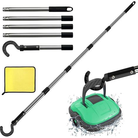 180 Cm Poolroboterhaken Mit Griff, Poolsaugerhaken, Zubehörhaken Für Poolroboter, Haken Für Alle Poolsaugerroboter