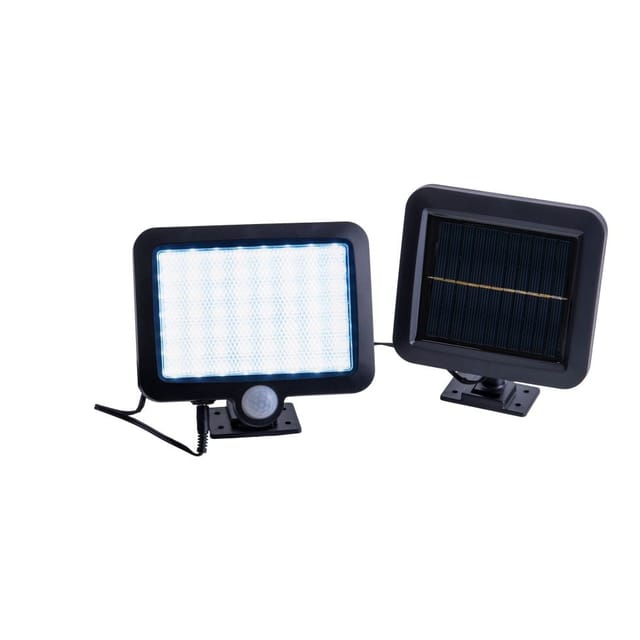 Solar Außenleuchte Solarpanel Berto Bewegungsmelder schwarz Strahler & Flutlichter
