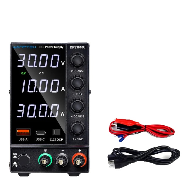 Gleichstromnetzteil, Einstellbare Ausgangsleistung, Intuitives 4-stelliges Display Dps3010u