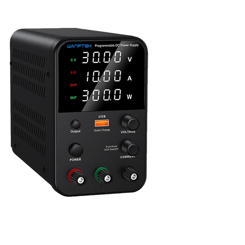 Gleichstromnetzteil, 30 V Ausgang, Einstellbarer Strom, 0–30 V, 0–10 A