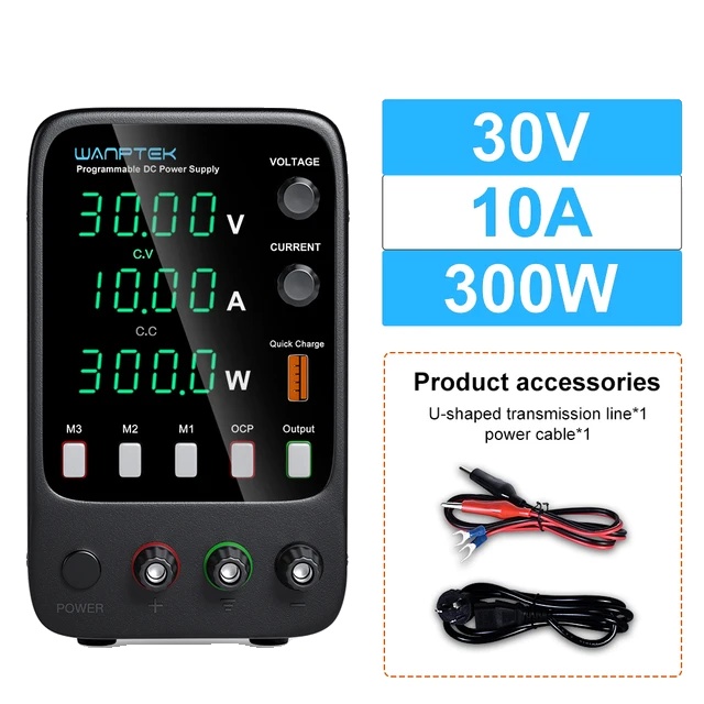Gleichstromnetzteil, 30 V Ausgang, Einstellbarer Strom, Aps3010h 30 V 10 A