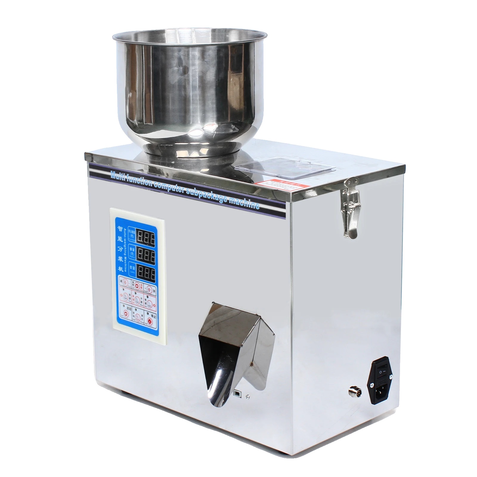 Automatische Abfüllmaschine Für Kleingranulat, Digitales Lcd-display, Hochwertiger Edelstahl