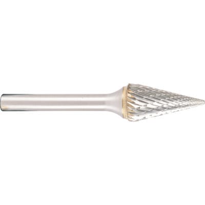 Hartmetallfräser, Form m Spitzkegel 14° d1 3.0 mm, Schaftd. 3.0 mm Kreuzverzahnung - Projahn