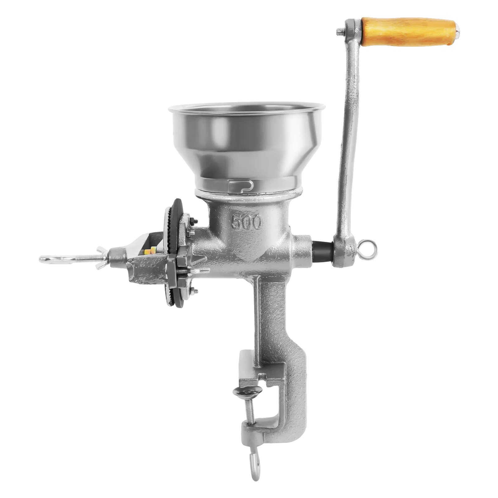 Manuelle Getreidemühle, Einstellbarer Mahlgrad, Ergonomischer Griff
