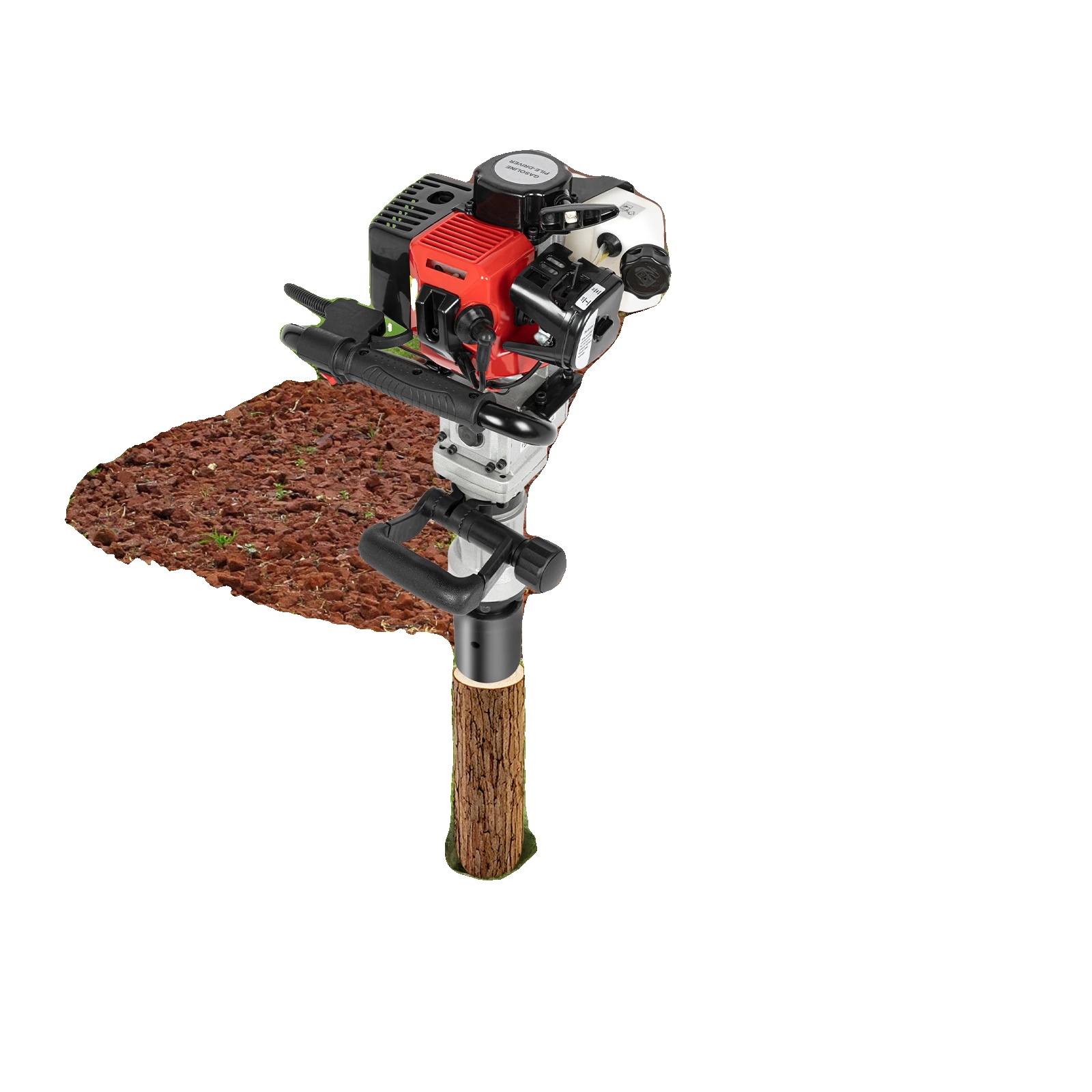 Benzinbetriebener T-post-pilot, 32,6-cm³-motor, Effiziente Leistung