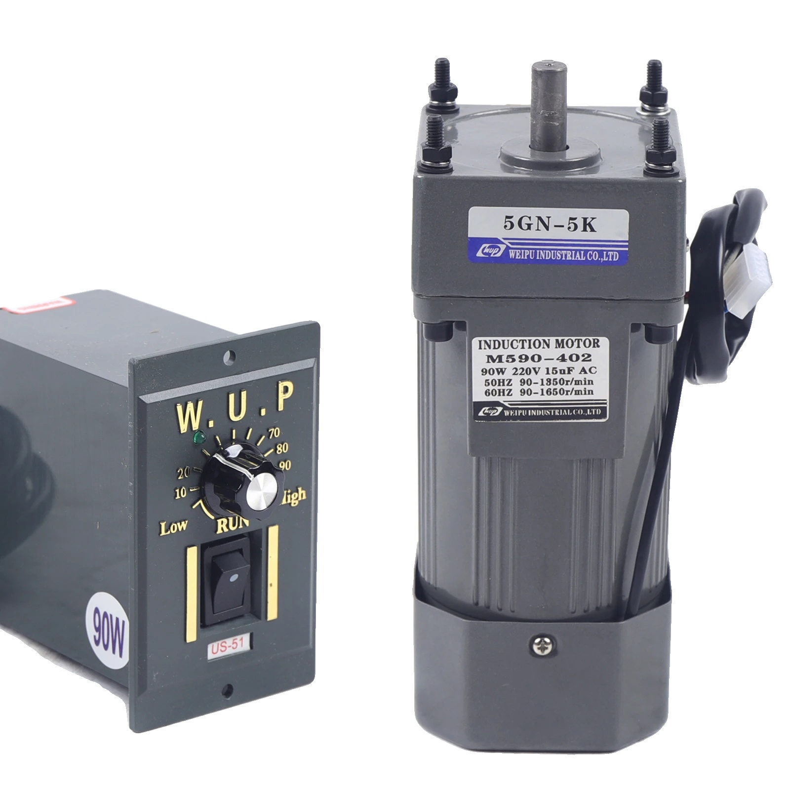 Wechselstrommotor, Hohes Drehmoment, Einstellbare Drehzahl