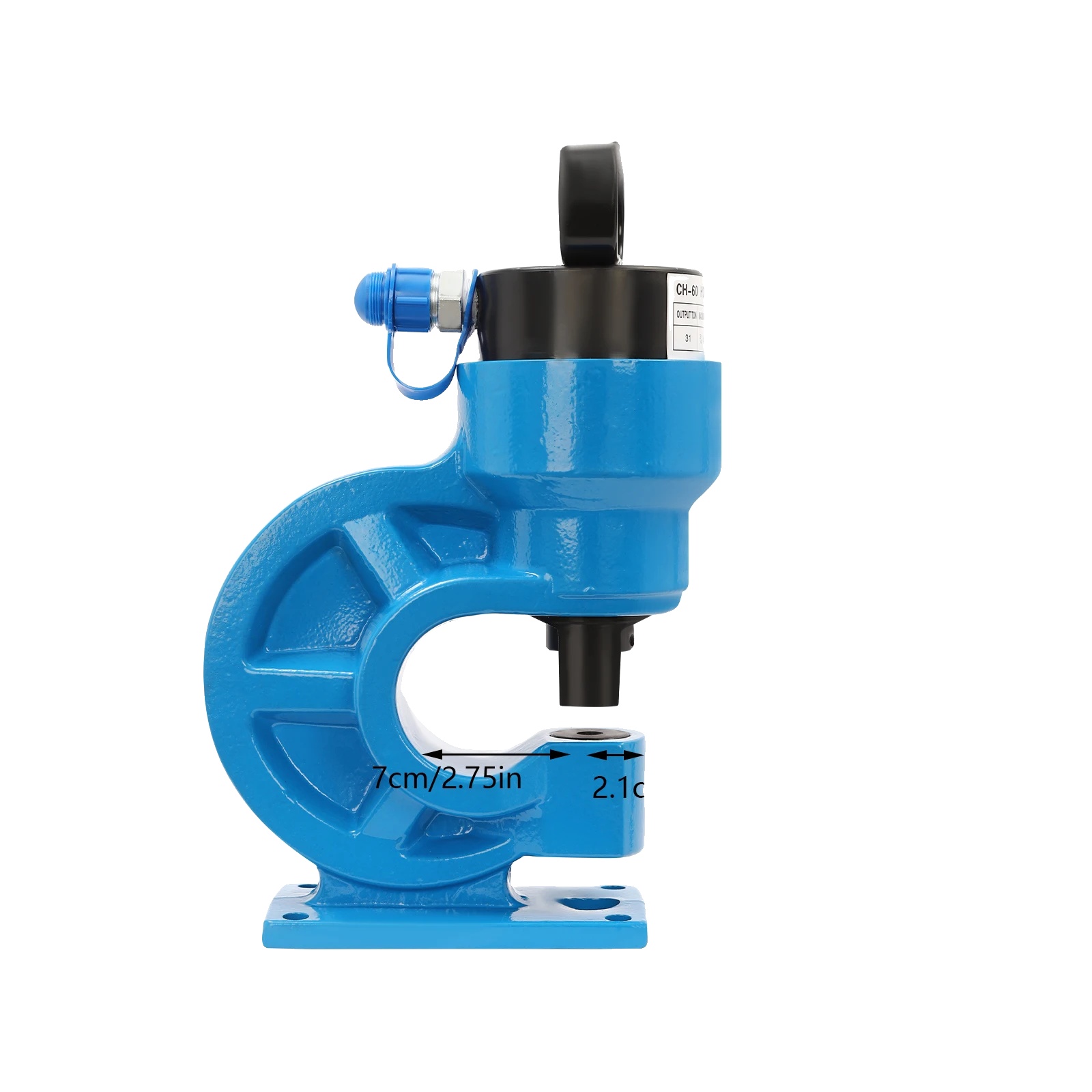 Hydraulische Stanzmaschine Mit 4 Matrizenpaaren, 31 Tonnen Presskraft, Stahlkonstruktion