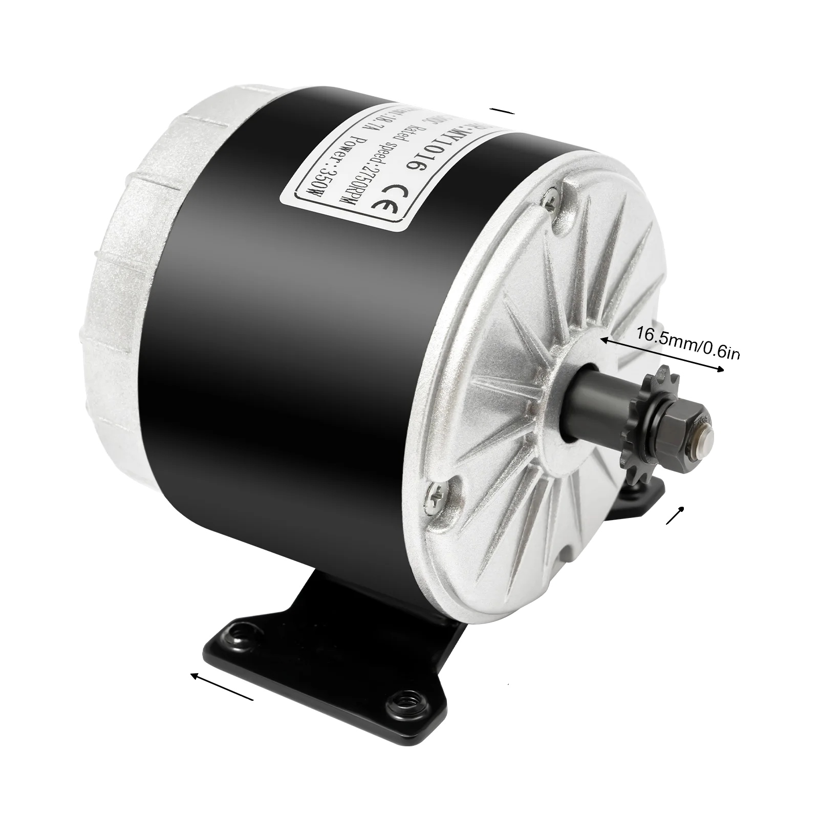 Hochgeschwindigkeits-bürstenloser Gleichstrommotor, Nennleistung 350 W, Nenndrehzahl 2750 U/min