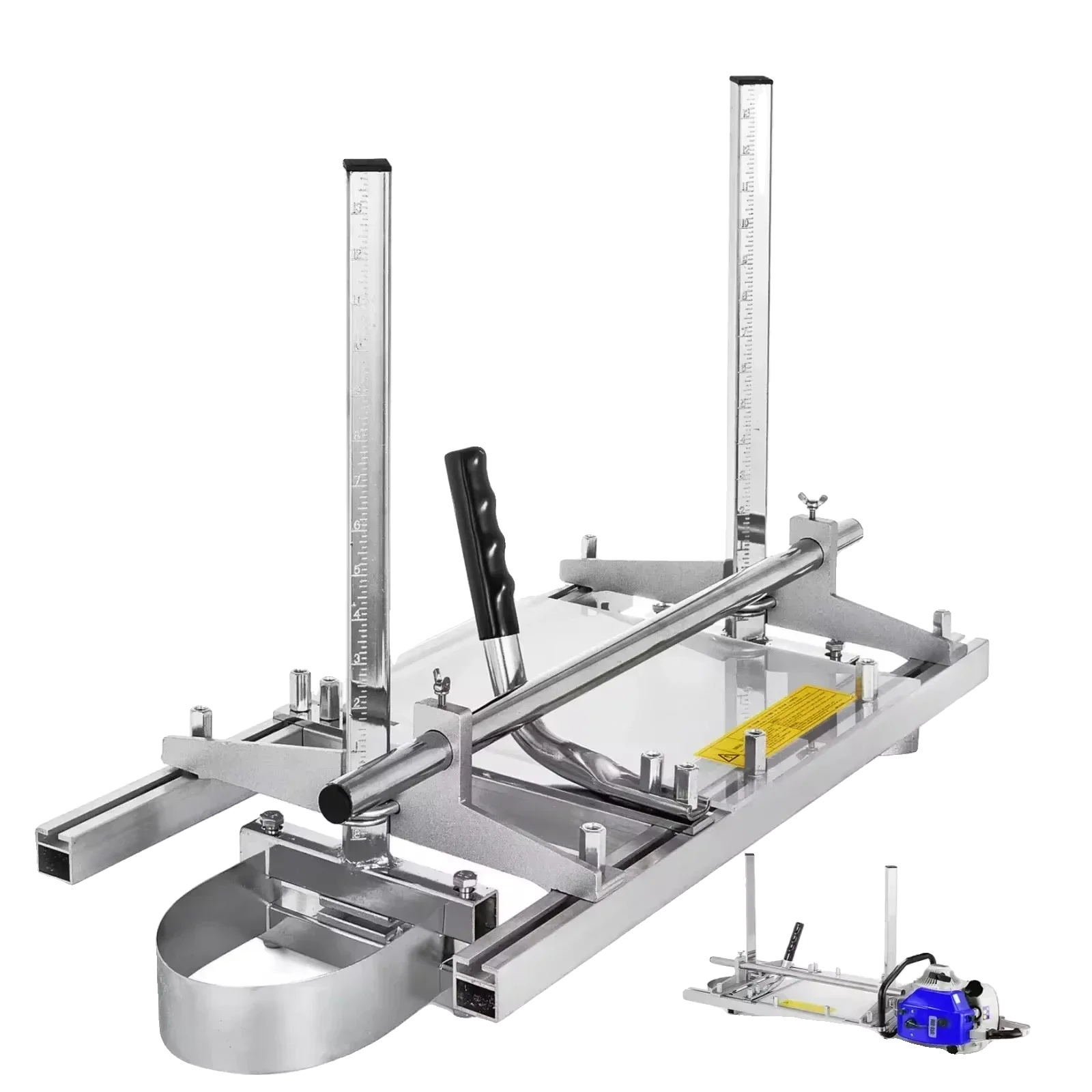 Kettensäge, Kompatibel Mit Führungsschienen Von 14 Bis 24 Zoll, Schnittstärke Von 1/2 Bis 13 Zoll, Einstellbare Höhe Von 0 Bis 14 Zoll, Produktgewicht 14,2 Pfund, Ideal Für Hausbesitzer Und Zimmerleut