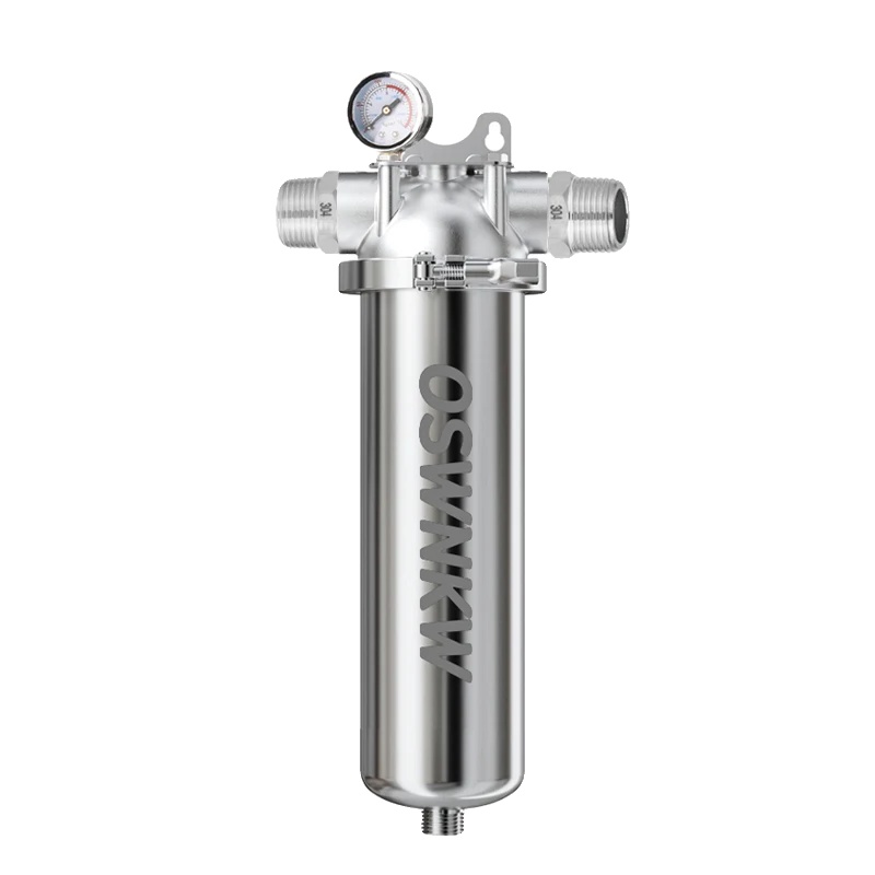 Hauswasserfilter, 40-mikron-edelstahlgewebe, Zentrale Reinigung, 10 Zoll Dn25