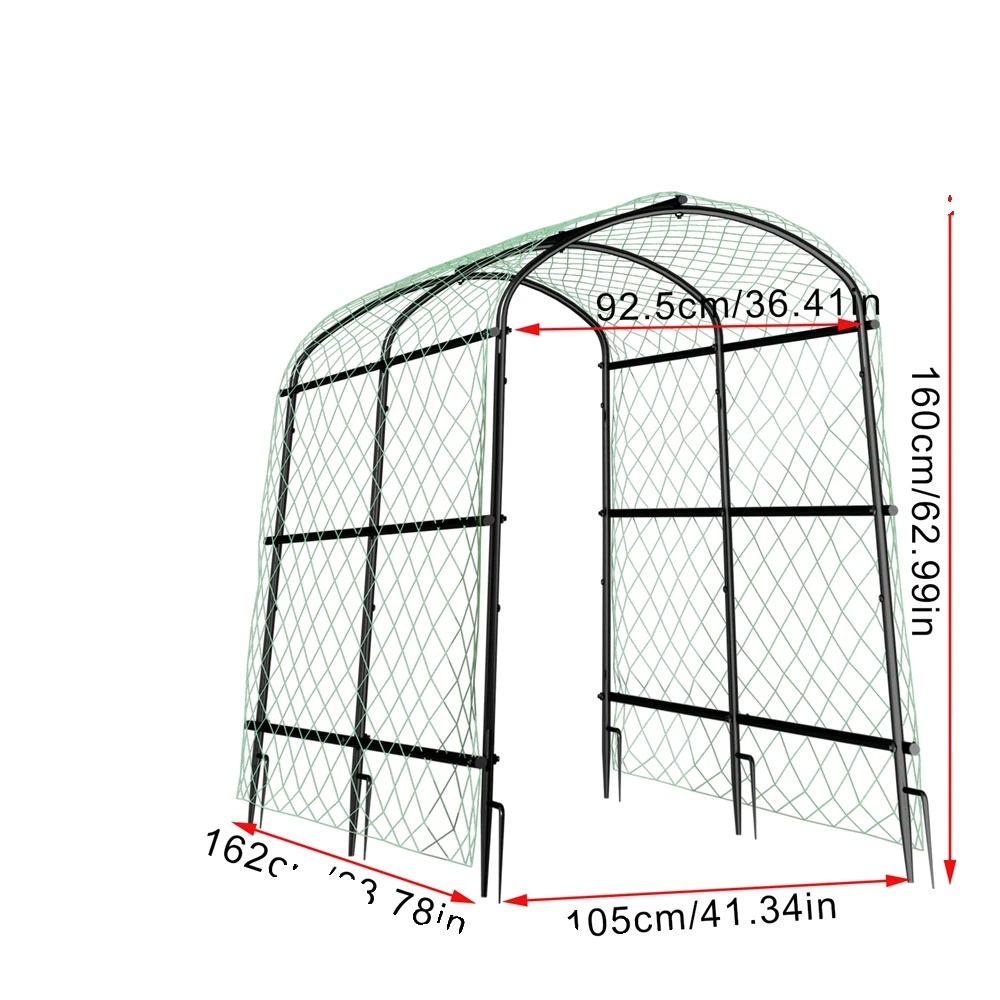 U-förmiges Gartenspalier Aus Metall, Hohe Belastbarkeit, Langlebiges Design