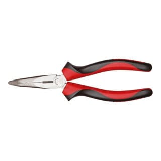 R28512200 Flachrundzange gewinkelt 45° 200 mm 2K-Griff