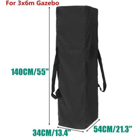 Tragetasche Für Gartenpavillons – 1 Stück, 140 X 34 X 54 Cm, 210d, Strapazierfähig – Geeignet Für Faltpavillons Und Zelte