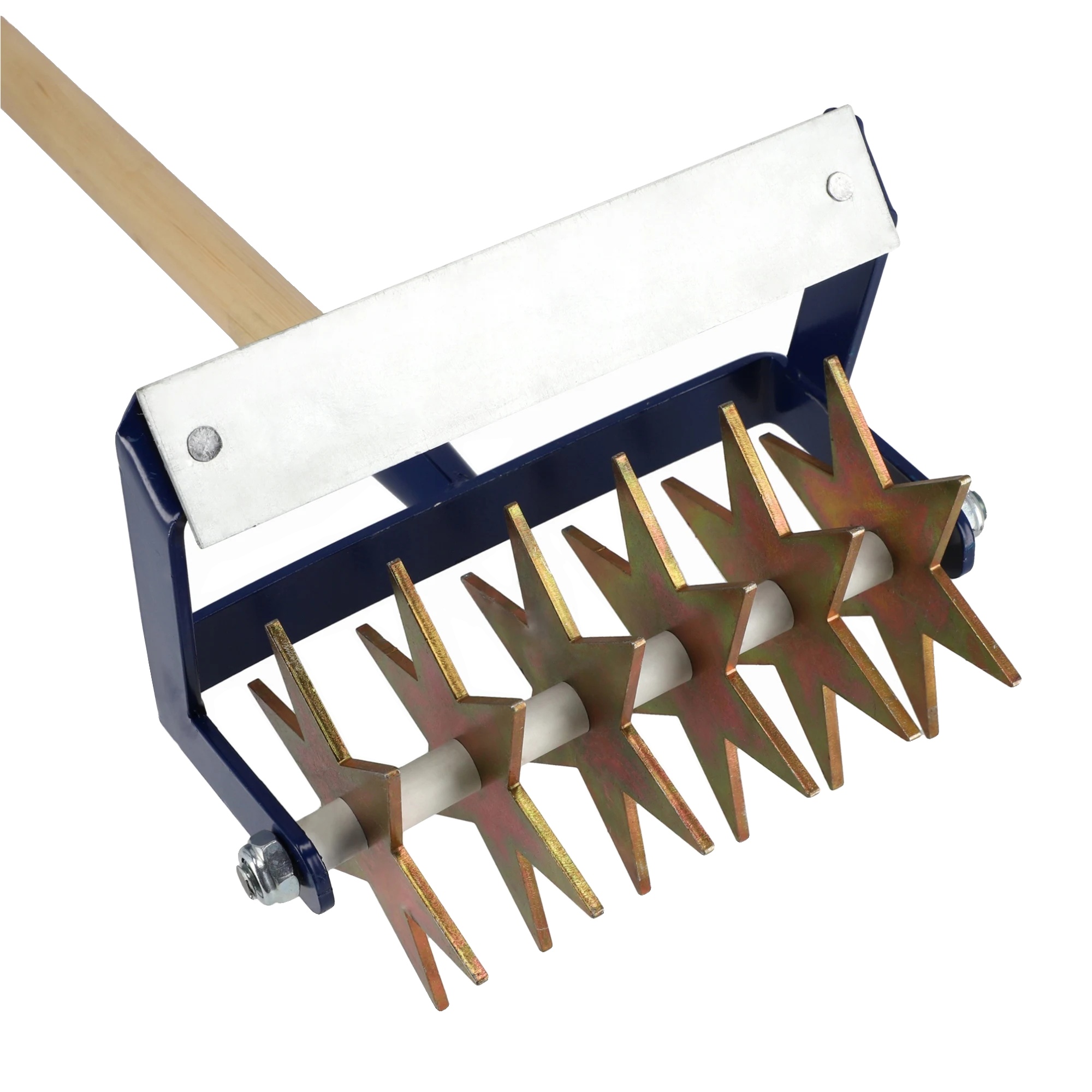 Gartenkultivator, Metall, 42 Cm X 15 Cm, 6-klingen-design, Geeignet Für Gartenerde, 1,5 Kg