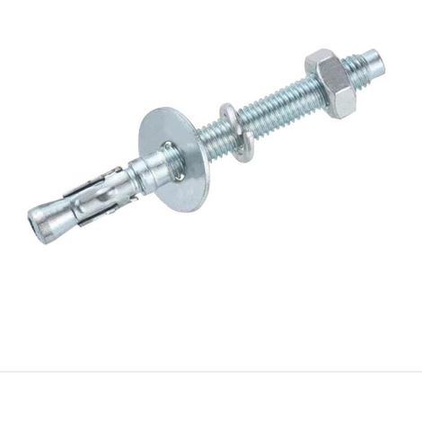 (m12 X 100 Mm / 10 Stück) Verzinkte Hochleistungsanker, Industrieankerbolzen, Ankerstopfen, Stahlanker