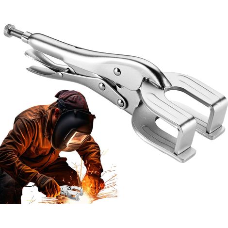 9-zoll-metallhandwerkzeug Für Die Werkstatt, U-förmige Schraubstockklemme, Verstellbare Schweißklemme Mit Verriegelung, Robustes Stahlmaterial, Schnellspannhebel, Klemmvorrichtung Mit
