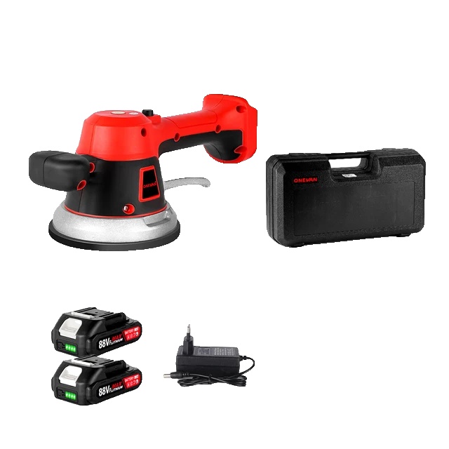 Fliesenverlegemaschine, 200 Kg Tragkraft, Einstellbare Vibrationsgeschwindigkeit, 2 Eu-batterien, Stecker