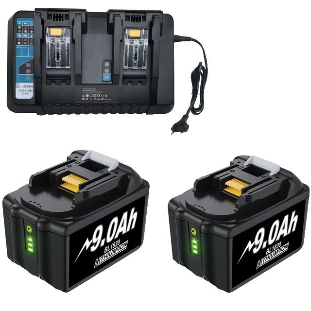 Akku, 18v-kompatibel, Hohe Kapazität 9000mah, Blau