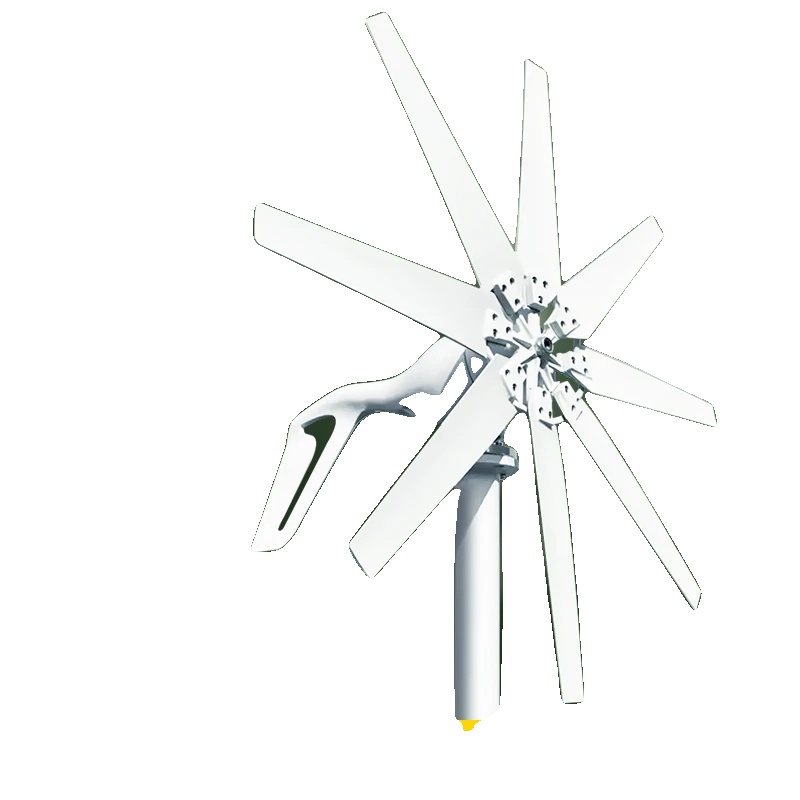 Hocheffizienter Windturbinengenerator, Unterstützt Solarstrom