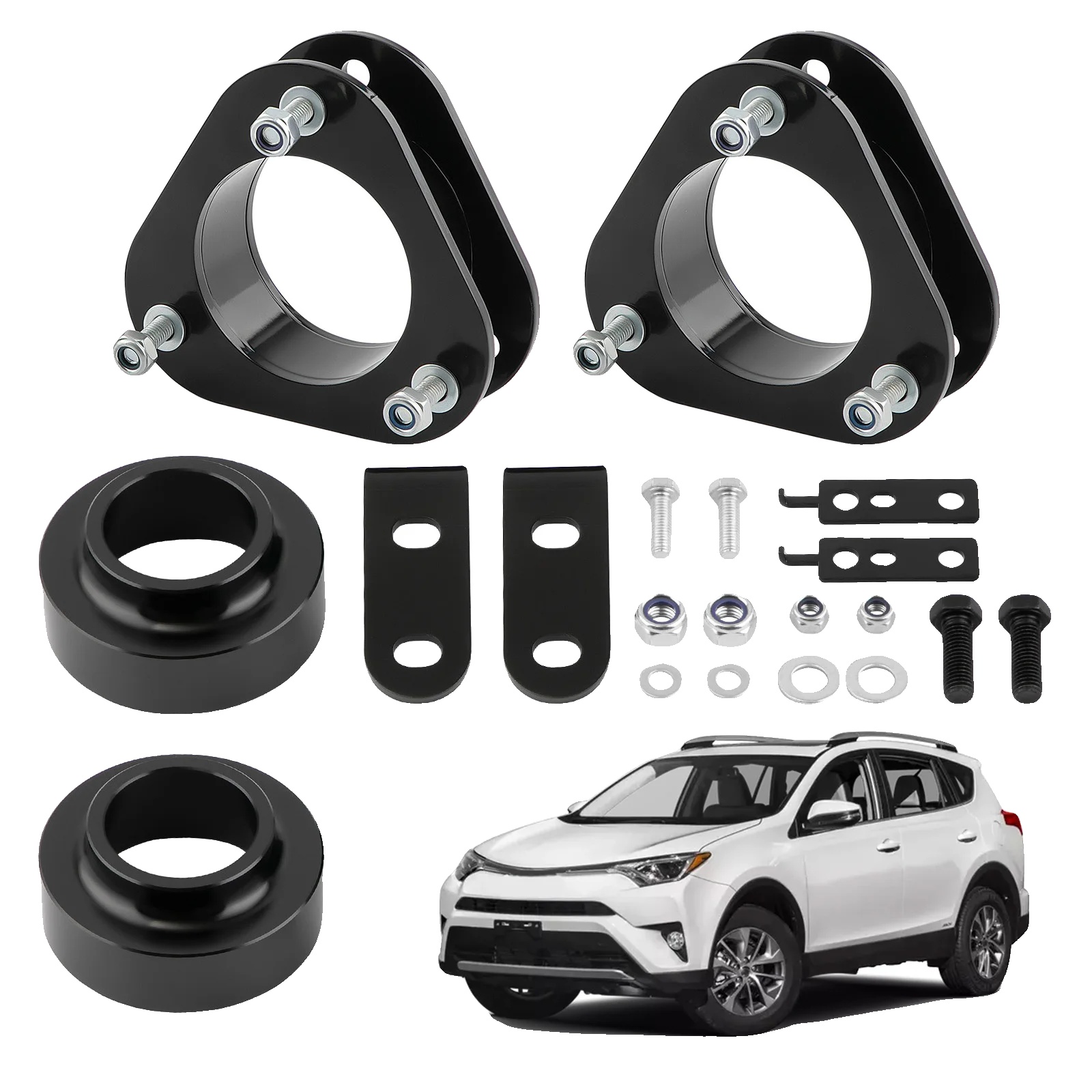 Höherlegungssatz, 2 Zoll Vorne, 1,5 Zoll Hinten, Material: Stahl, Kompatibel Mit Modellen Von 2006–2018, Einbauzeit: 2–4 Stunden