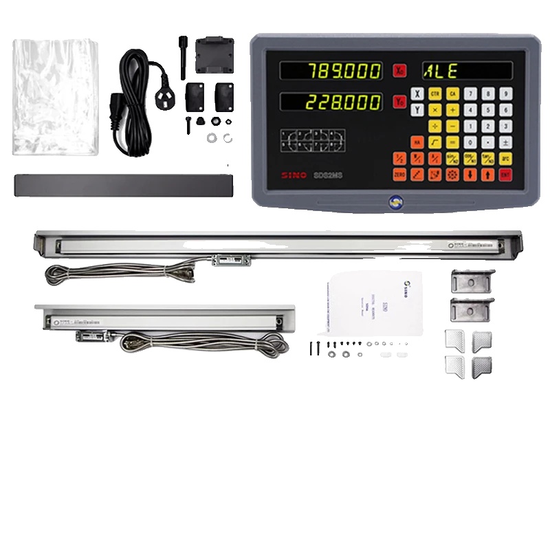 Digitales Messsystem (dro), Auflösung 0,005 Mm, 2-achsen-funktionalität