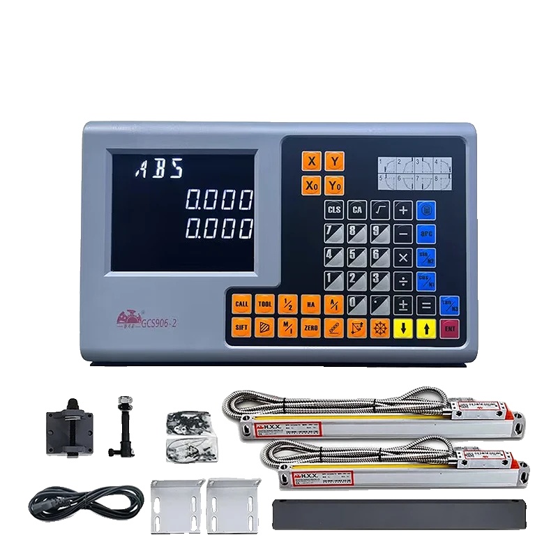 Digitales Anzeigesystem, 2-achsen-lcd, Anpassbare Lineare Skala, Dro Und 2-teilige Skala