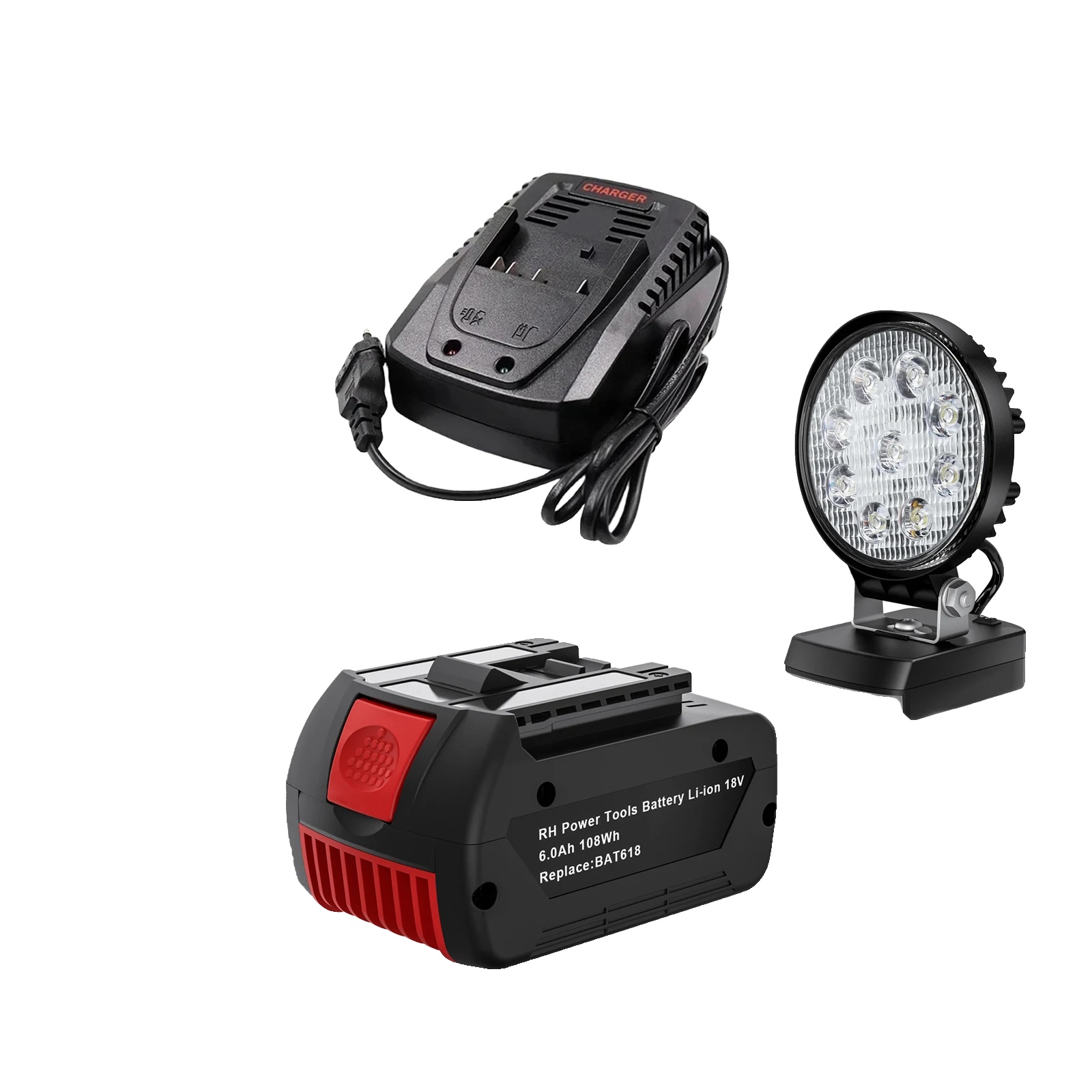 Ersatzakku, 18 V, 6000 Mah Kapazität, 1 Stück
