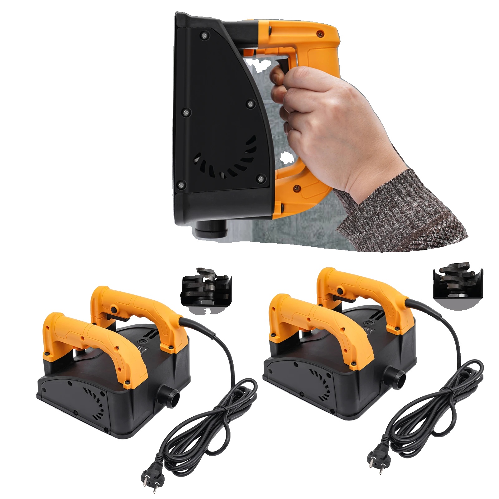 Wandhobelmaschine, 1200 W Leistung, Einstellbare Hobeltiefe