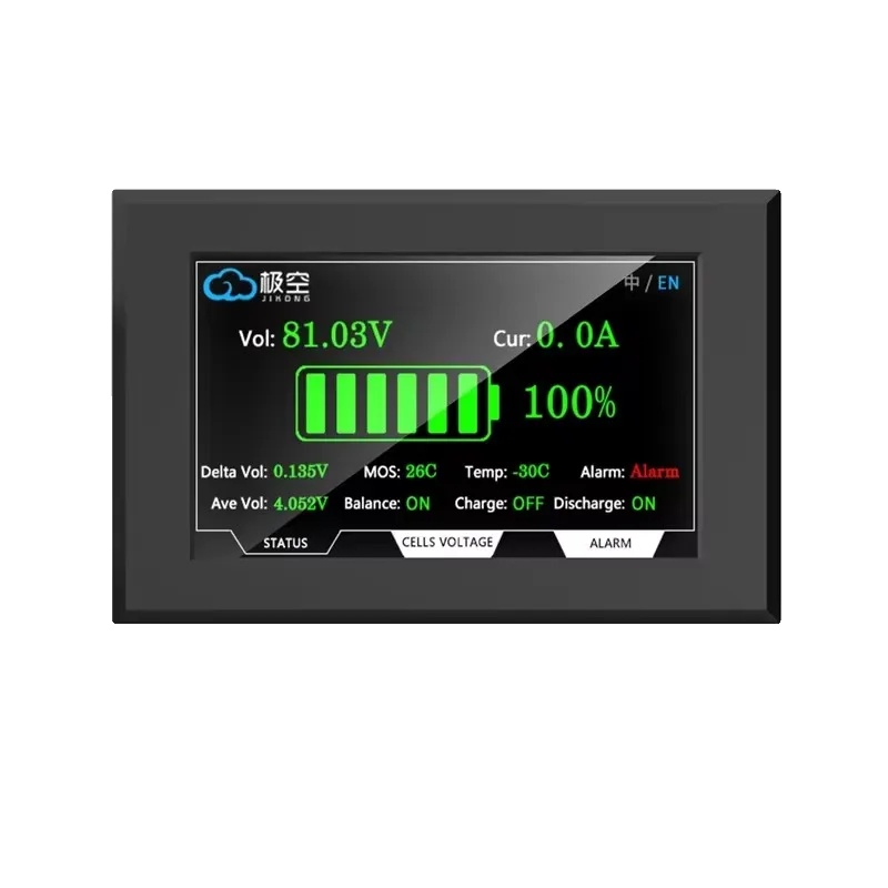 Heimspeichersystem, Aktiver Energieausgleich, V19 Wechselrichter-bms, 4,3-zoll-lcd