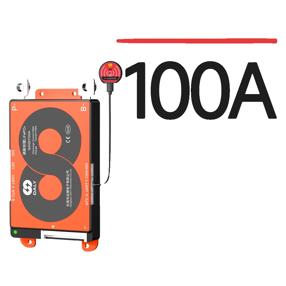 Lithium-eisenphosphat-batteriemanagementsystem, Hohe Strombelastbarkeit, Verbesserte Sicherheitsfunktionen, 16s 48v 100a Lfp Bms, 3,2 V