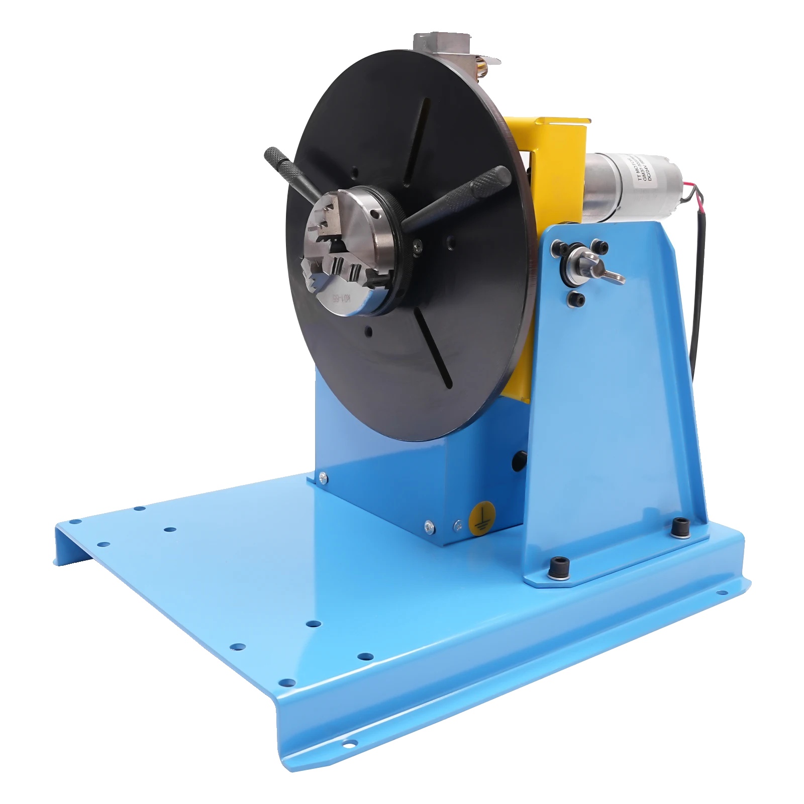 Drehbarer Schweißpositionierer, Stufenlose Drehzahlregelung Von 1 Bis 12 U/min, Tragfähigkeit 10 Kg, Einstellbarer Neigungswinkel Von 0 Bis 90°, Blau, 220 V