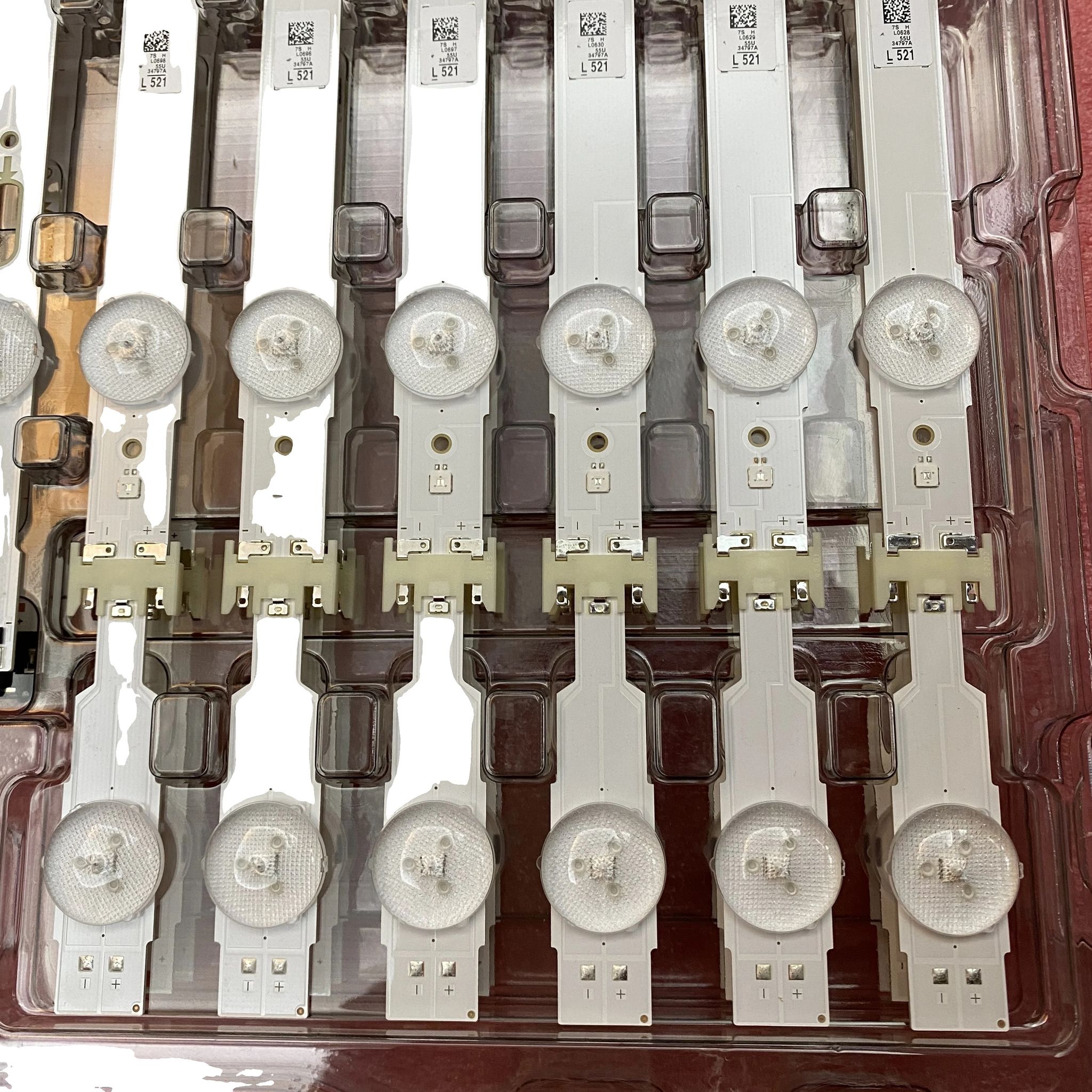 Led-streifen, 1128 Mm Lang, 14 Led-leisten Pro Streifen, Kompatibel Mit Verschiedenen Tv-modellen, Material: Kupfer, Dioden-zubehör