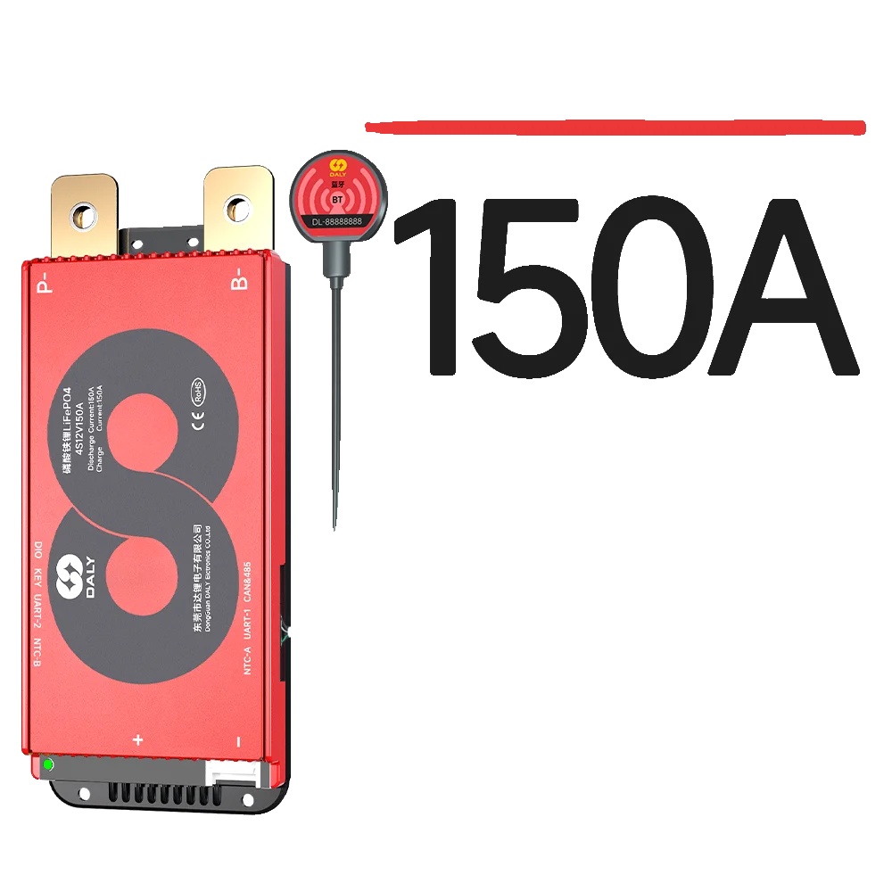 Batteriemanagementsystem, Rs485- Und Can-bus-kommunikation, Vielseitige Anwendungen, 150 A Bt, Lifepo4 16s 48 V Bms