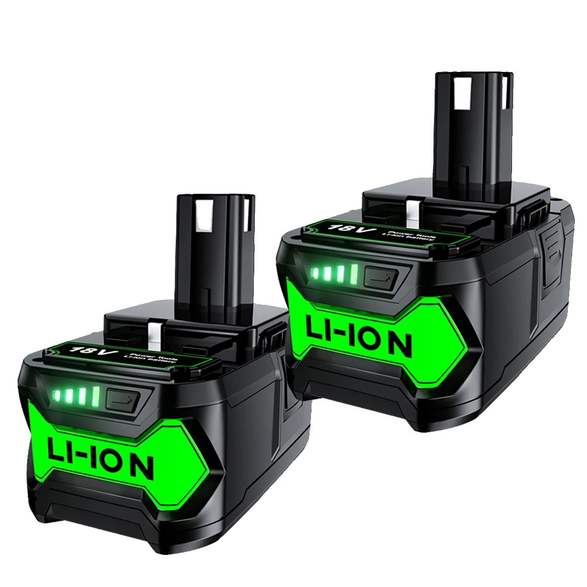 6000 Mah, 18 V Li-ion-ersatzakku, Kompatibel Mit Ryobi P108 Und Weiteren Modellen