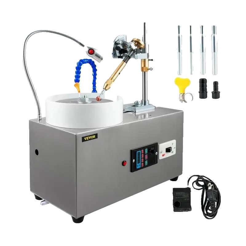 Edelsteinschleifmaschine, 180 W Leistung, Drehzahl 0-2800 U/min