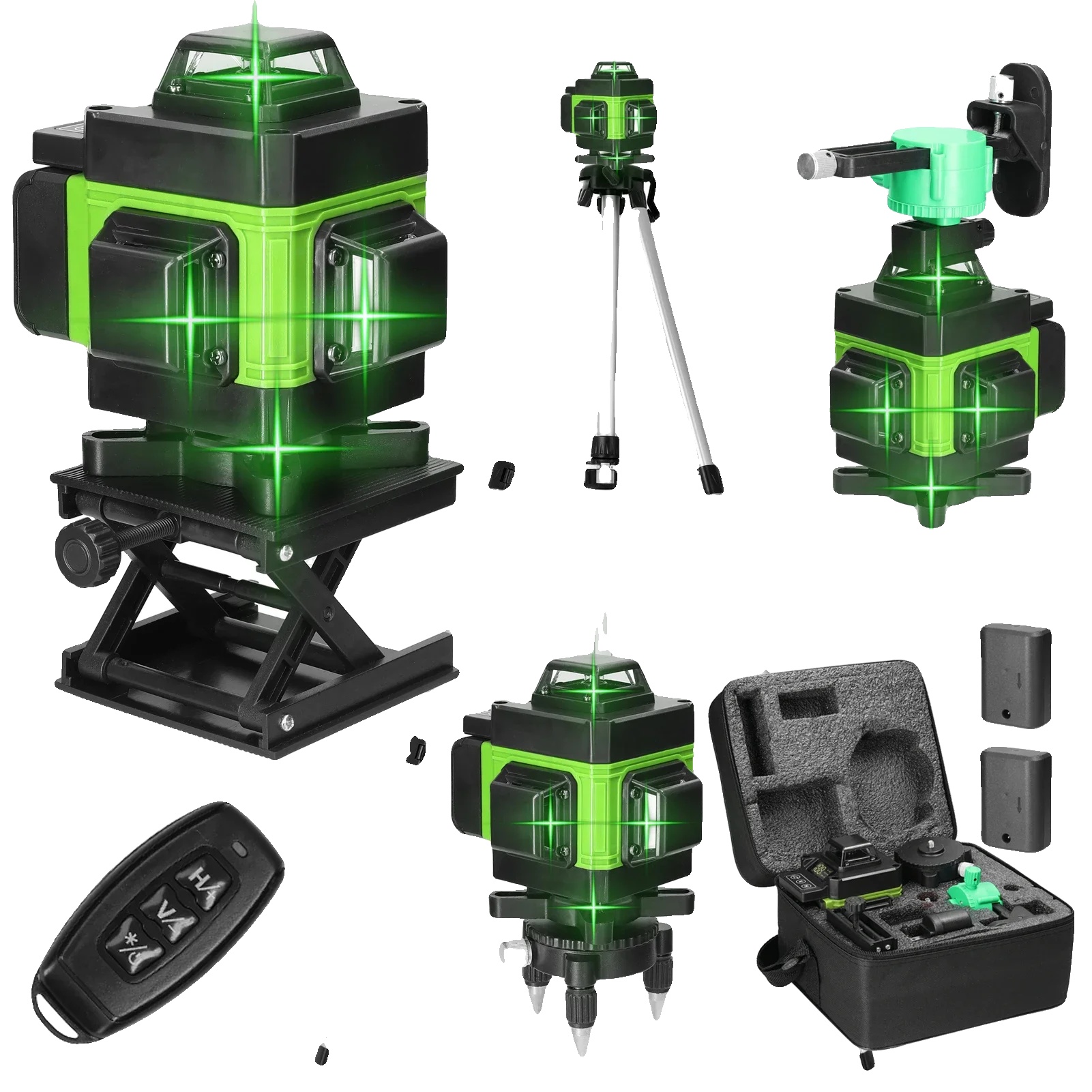 4d-laser-nivelliergerät, 16 Linien Mit Automatischer Nivellierung, Bluetooth-app-steuerung