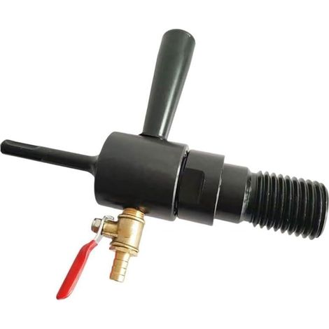 Wassereinspritzadapter Mit Sds-plus-außengewinde Auf 1 1/4" 7 Unc, Aufsatz Aus Hochkohlenstoffhaltigem Stahl Für Elektrische Schlagbohrmaschinen Bei Nassbohranwendungen