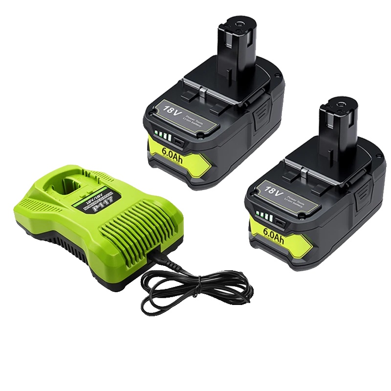Ersatzakku, 6,0 Ah Lithium-ionen-akku, 18 V, Lange Lebensdauer Und Schnellladefunktion, Überlastungsschutz, Kompatibel Mit Ryobi Akku-werkzeugen, 4 Stück 6,0 Ah
