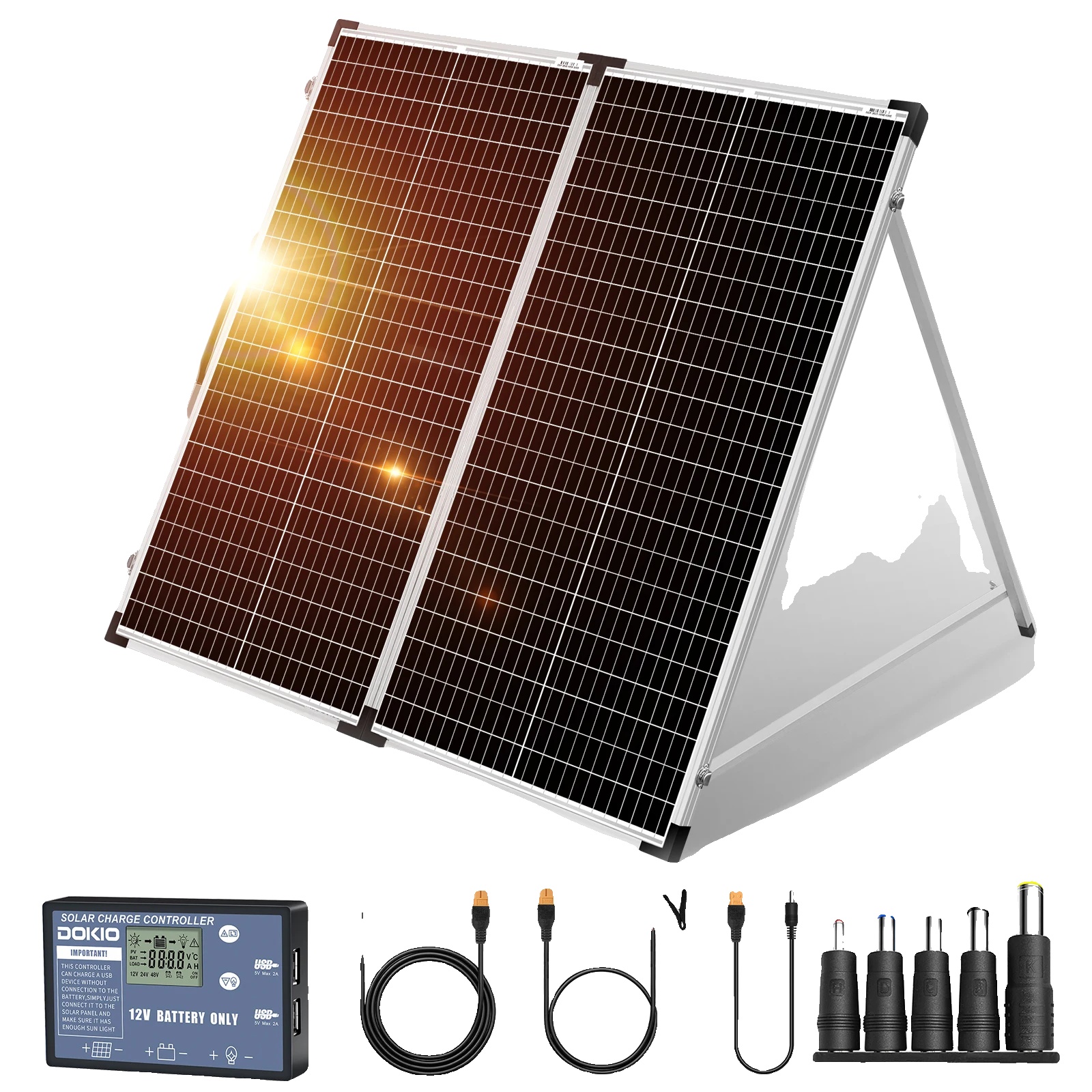 Solarmodul, Hocheffizient, Faltbar, 160 W