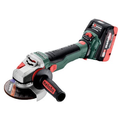 Akku-Winkelschleifer wvb 18 ltx bl 15-125 Quick x 165 l, 18V 2x5.5Ah LiHD + asc 145 - Metabo