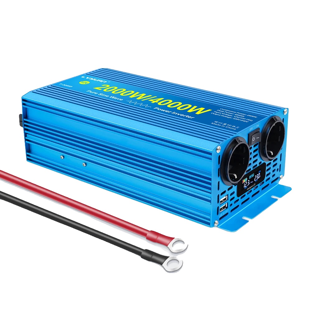 Reiner Sinus-wechselrichter, 2000 W Dauerleistung, 4000 W Spitzenleistung