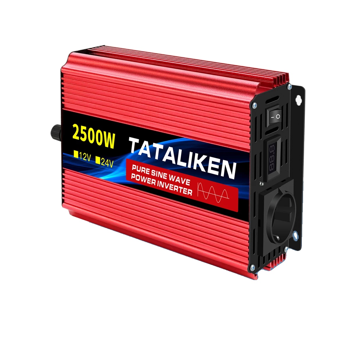 Wechselrichter, 2500 W Dauerleistung, Kompatibel Mit Europäischen Steckern, 12 V, 2500 W, 50 Hz (eu)