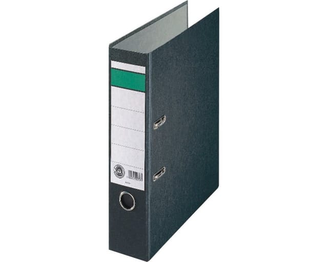 Leitz - Ordner Neutral 80mm din A4 Werkstoff: Pappe Material der Kaschierung außen: Papier Material der Kaschierung innen: Papier schwarz