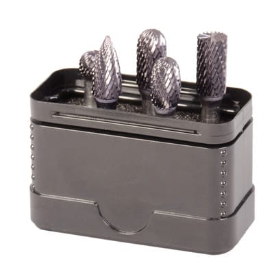 Projahn Frässtifte HM 5-tlg. TiAlN-Beschichtung Form B, C, D, E, G Kopf 9,6 mm